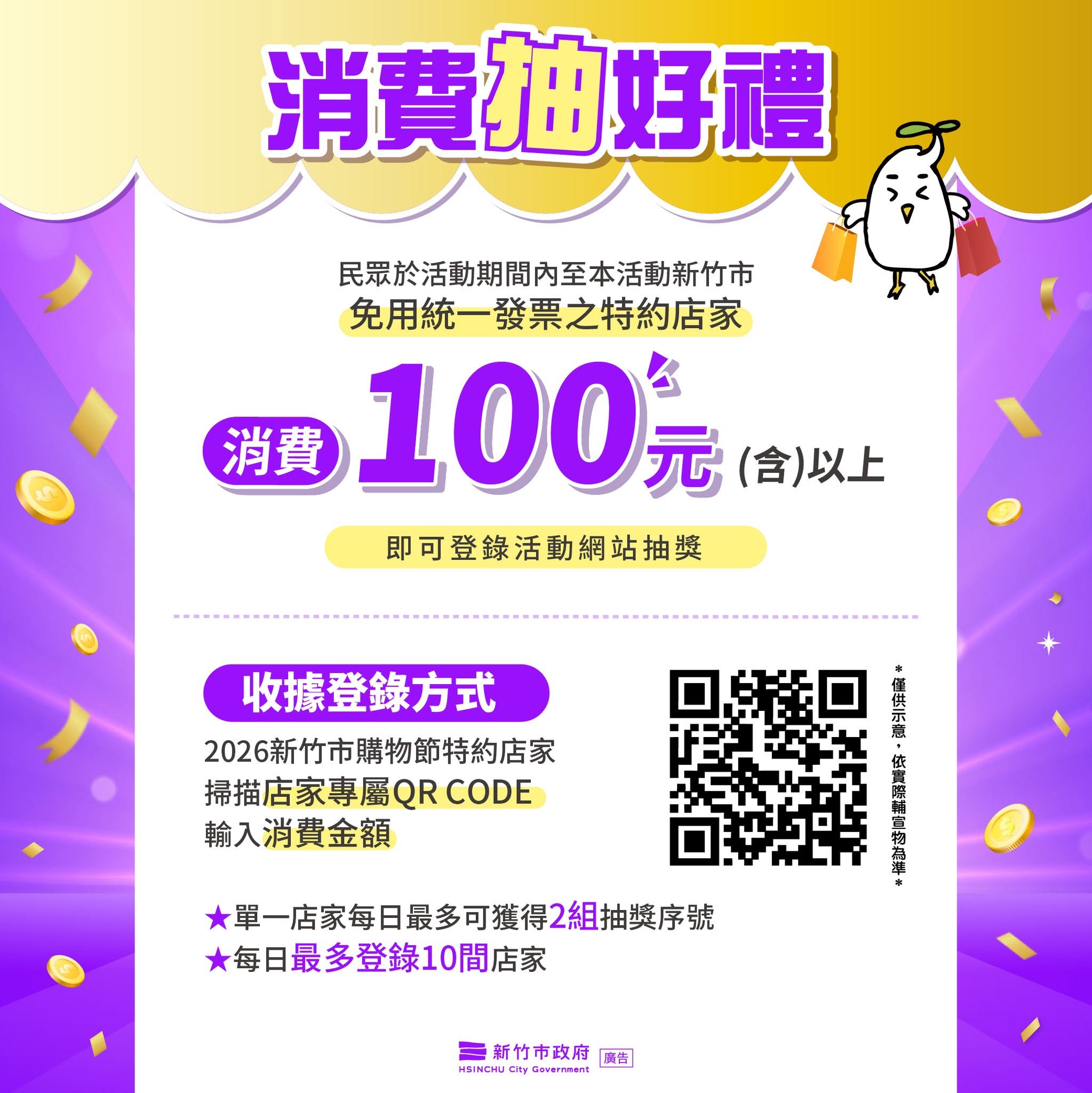 2026新竹購物節規範