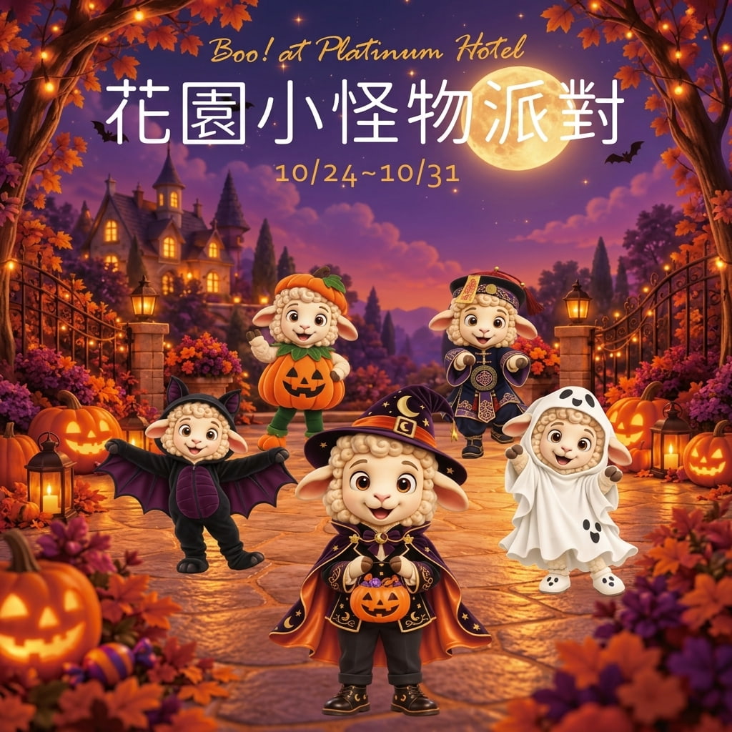 花園小怪物派對｜Boo! at Platinum Garden 萬聖節親子活動