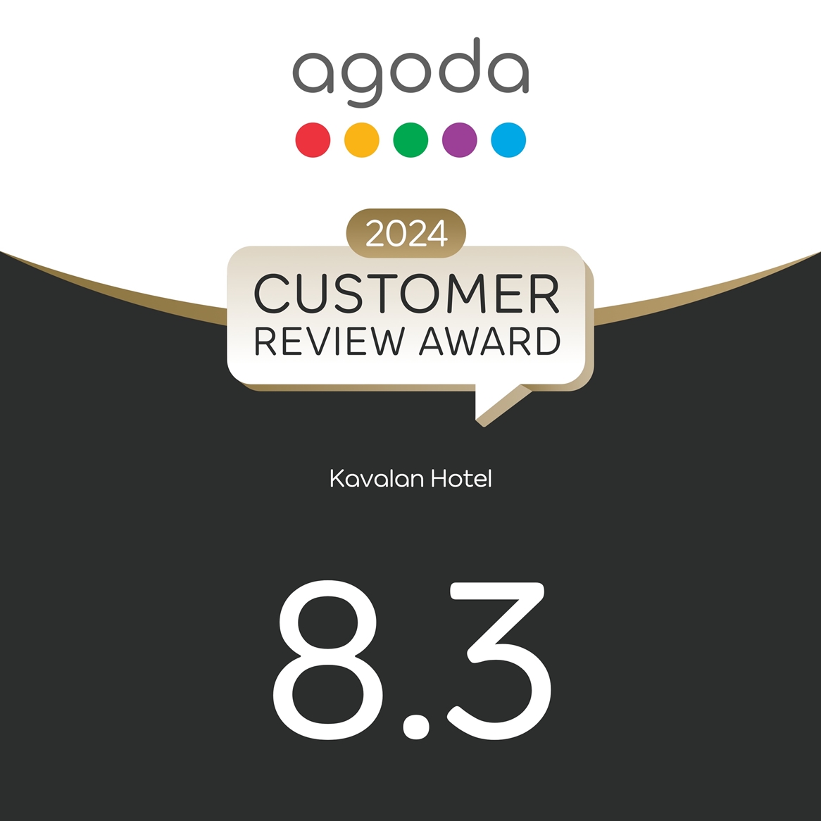 👑榮獲2024Agoda Customer Review Awards