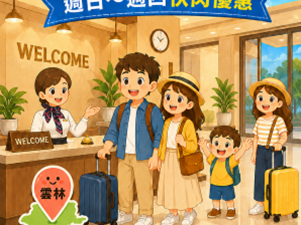 【雲林鄉親、雲科、虎科師生限定｜0元住飯店，週日～週四快閃優惠】