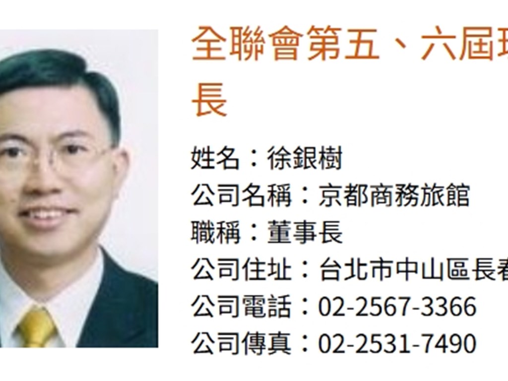 全聯會第五、六屆理事長