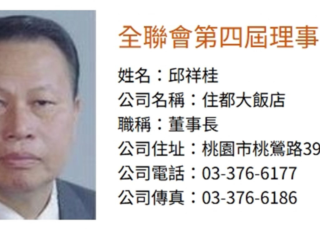 全聯會第四屆理事長