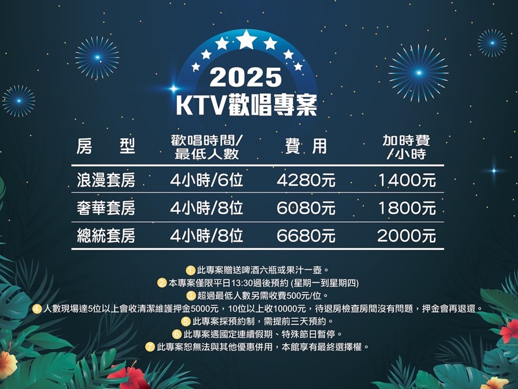 2025年KTV歡唱專案